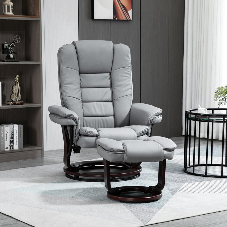 Flash furniture recliner online chair with ottoman